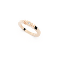 Mom ring in rose gold and diamonds by Formes Fine Jewelry