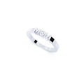 Mom ring in white gold and diamonds by Formes Fine Jewelry