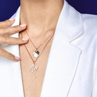 Round amulet with lab grown or natural diamonds for engraving by Formes engraved pendant amulet with lab grown diamonds by Formes