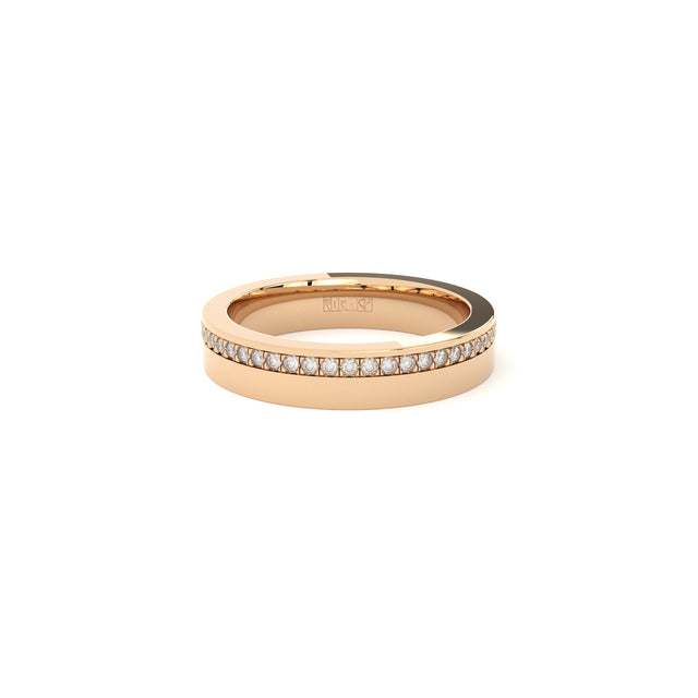 single diamonds line eternity ring by Formes Fine Jewelry