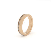 vienos eilės deimantų žiedas Deimantinė juostelė by Formes Fine Jewelry
