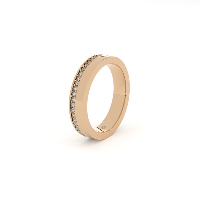 single diamonds line eternity ring by Formes Fine Jewelry