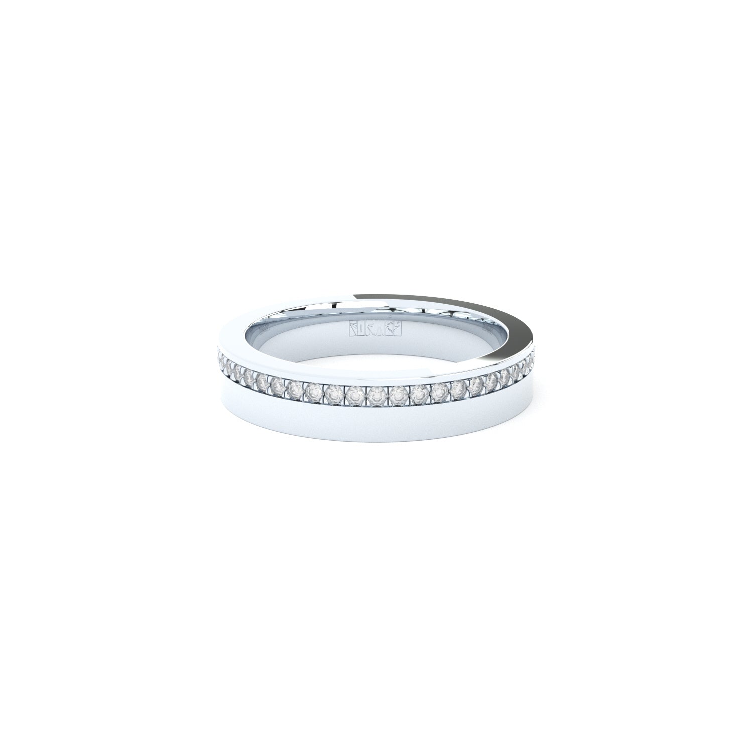 single diamonds line eternity ring by Formes Fine Jewelry