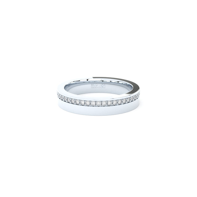 single diamonds line eternity ring by Formes Fine Jewelry