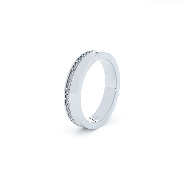 single diamonds line eternity ring by Formes Fine Jewelry