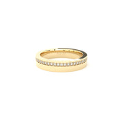 vienos eilės deimantų žiedas Deimantinė juostelė by Formes Fine Jewelry
