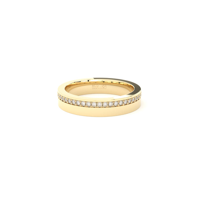 single diamonds line eternity ring by Formes Fine Jewelry