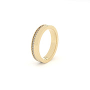 vienos eilės deimantų žiedas Deimantinė juostelė by Formes Fine Jewelry