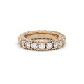 three diamond row eternity band with diamonds by Formes