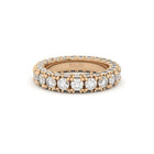 three diamond row eternity band with diamonds by Formes