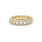 three diamond row eternity band with diamonds by Formes