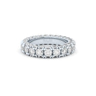 Reflection luxury three-row diamond eternity band