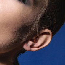 tiny diamond ear studs by Formes