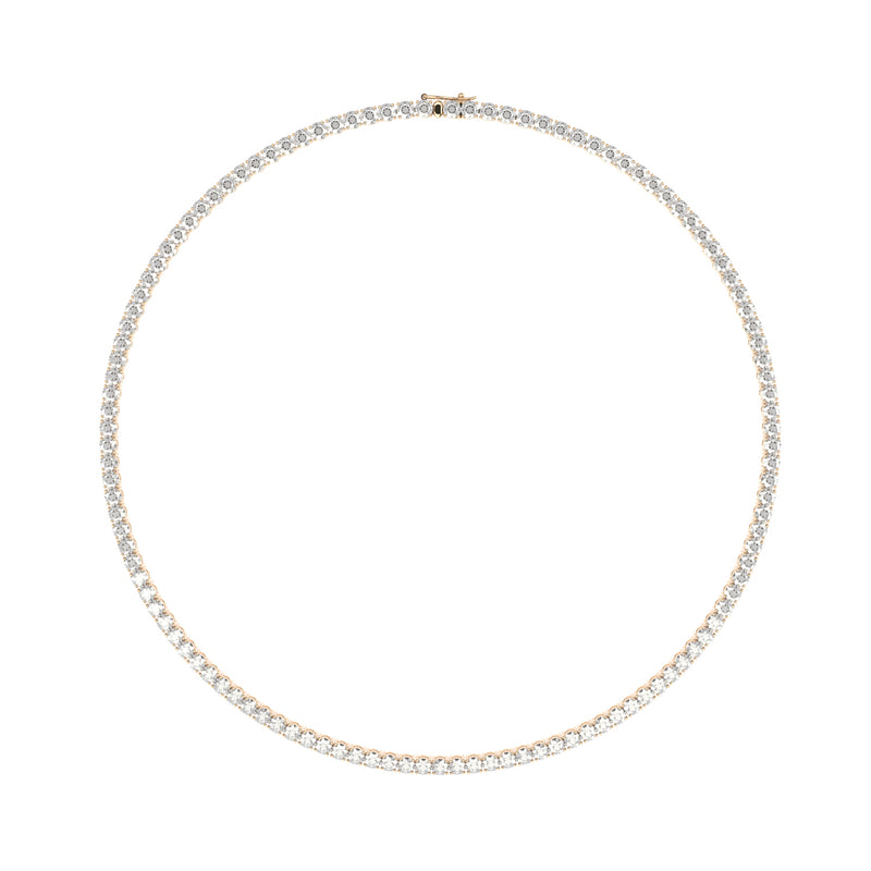 Grace lab grown diamonds tennis necklace