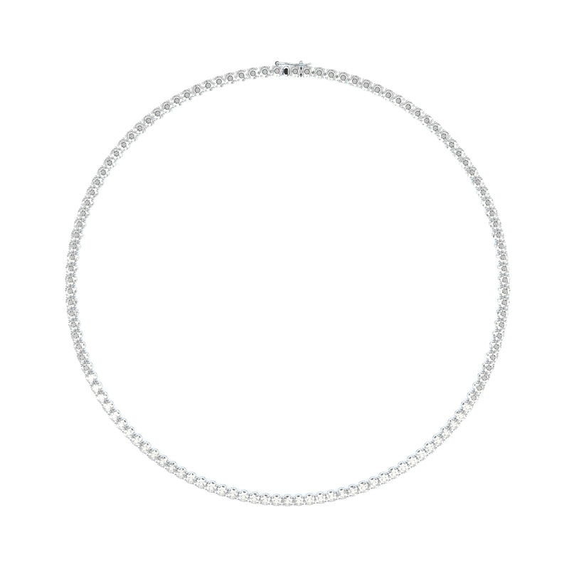 Grace lab grown diamonds tennis necklace