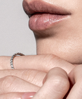 Fine slim eternity band with Lab grown diamonds by Formes