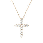 lab grown diamonds luxury cross pendant by Formes