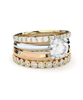 Fine slim eternity band with Lab grown diamonds by Formes