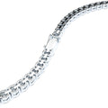 backside of tennis necklace and bracelet with lab grown diamonds by Formes