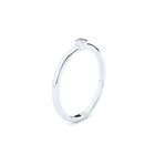 bezel set engagement ring with lab grown or natural diamonds by Formes
