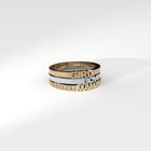 boy ring from gold with lab grown diamond designed by Formes
