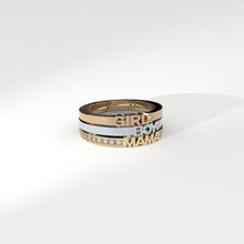 boy ring from gold with lab grown diamond designed by Formes