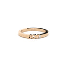 boy ring from gold with lab grown diamond designed by Formes