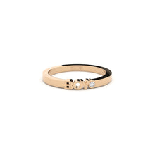 boy ring from gold with lab grown diamond designed by Formes