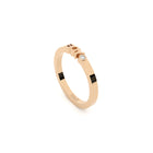 boy ring from gold with lab grown diamond designed by Formes