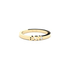 boy ring from gold with lab grown diamond designed by Formes