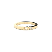 boy ring from gold with lab grown diamond designed by Formes