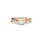 designer solitaire engagement ring with lab grown or natural diamonds by Formes