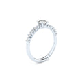 designer solitaire engagement ring with lab grown or natural diamonds by Formes