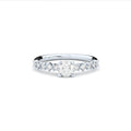 designer solitaire engagement ring with lab grown or natural diamonds by Formes
