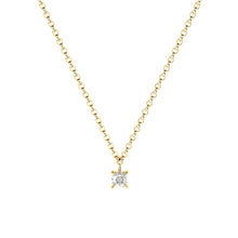 yellow gold diamond pendant by Formes