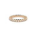 diamonds eternity ring with round setting