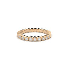 diamonds eternity ring with round setting