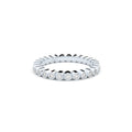 diamonds eternity ring with round setting