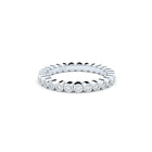 diamonds eternity ring with round setting