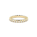diamonds eternity ring with round setting