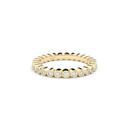 diamonds eternity ring with round setting