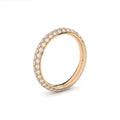 pave set diamond wedding ring