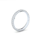 pave set diamond wedding ring