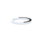 edgy square petite wedding ring 