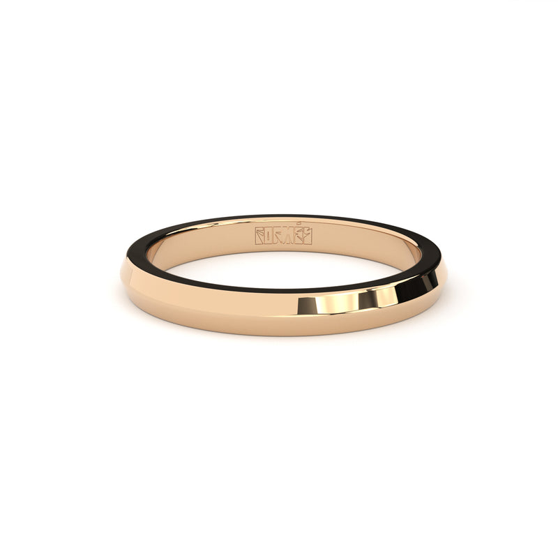 edgy wedding ring by Formes