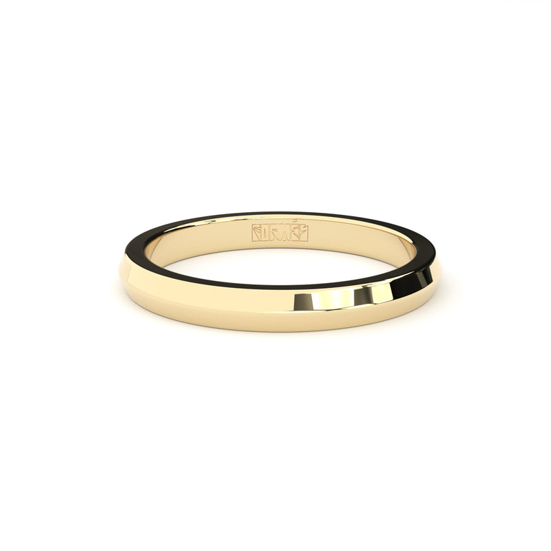 edgy wedding ring by Formes
