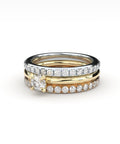 reinvented solitaire engagement ring with lab grown diamonds by Formes