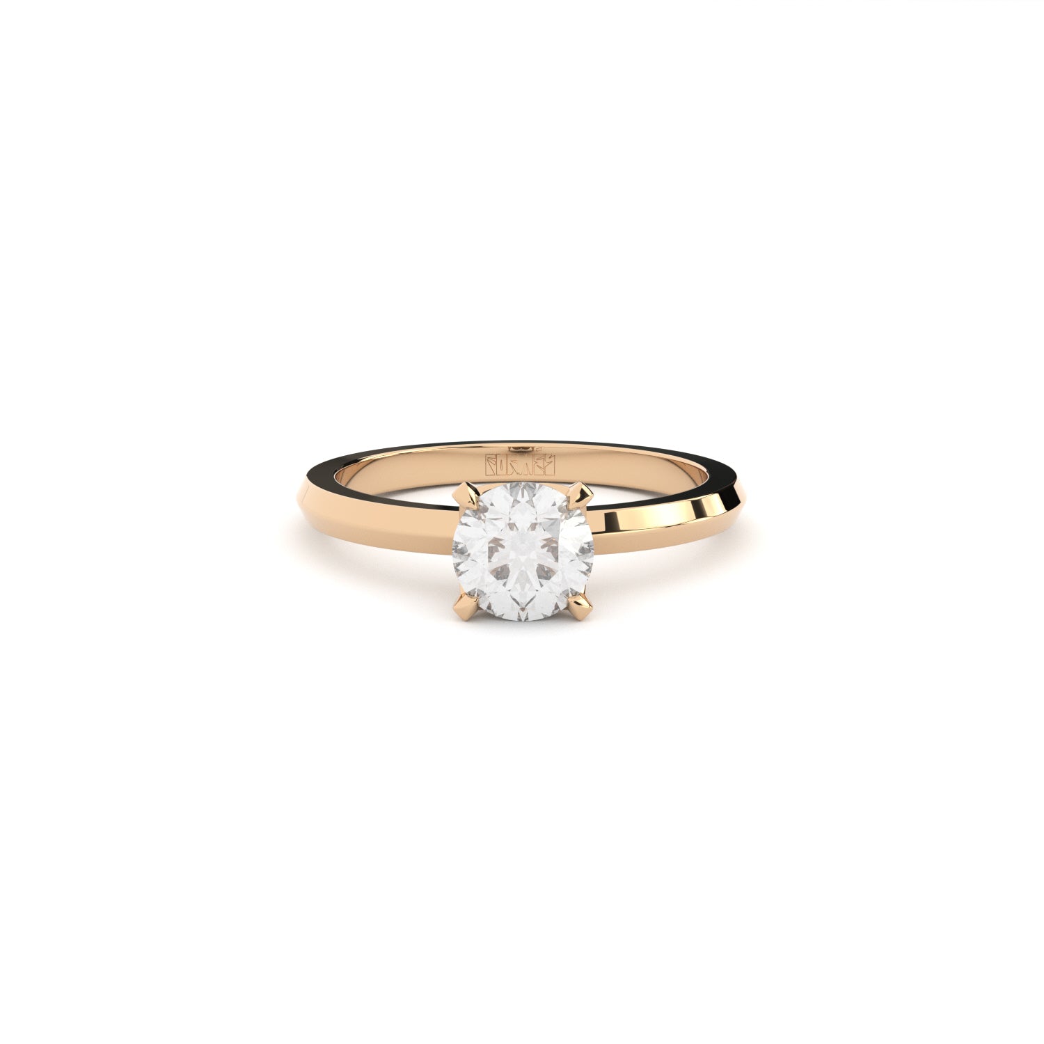 engagement ring x crown with lab grown or natural diamond by Formes