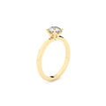 engagement ring x crown with lab grown diamond by Formes
