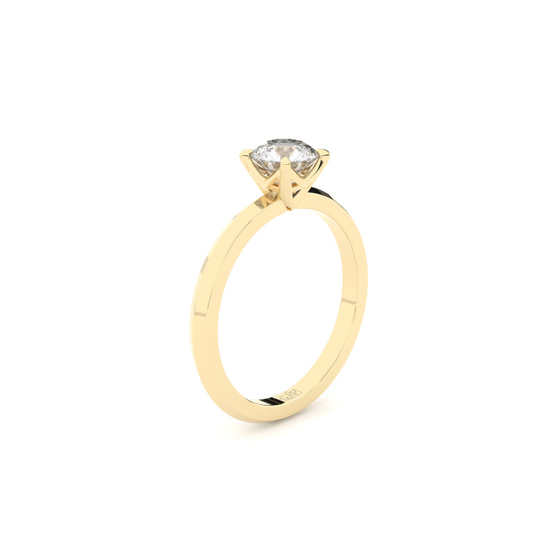 engagement ring x crown with lab grown or natural diamond by Formes
